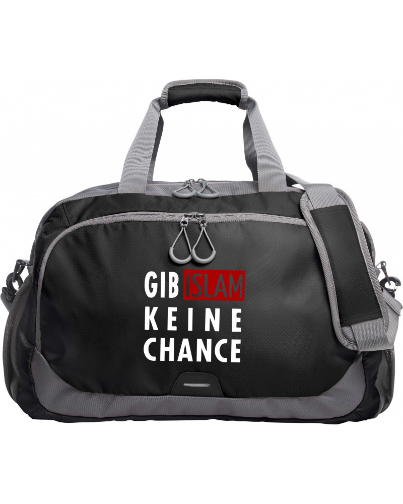 Bestickte Sporttasche "Surt" (Gib Islam keine Chance)