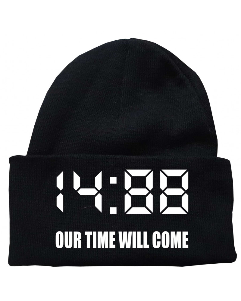Bestickte Strickmütze "Freya" (1488 Our time will come)