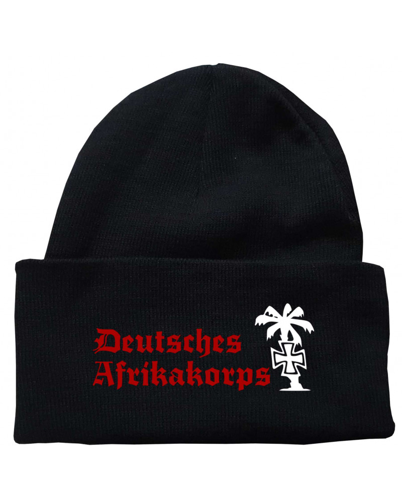 Bestickte Strickmütze "Freya" (Deutsches Afrikakorps)