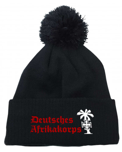 Bestickte Strickmütze "Frigg" (Deutsches Afrikakorps)