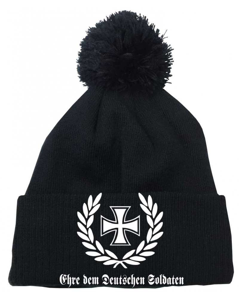 Bestickte Strickmütze "Frigg" (Ehre dem Deutschen Soldaten)