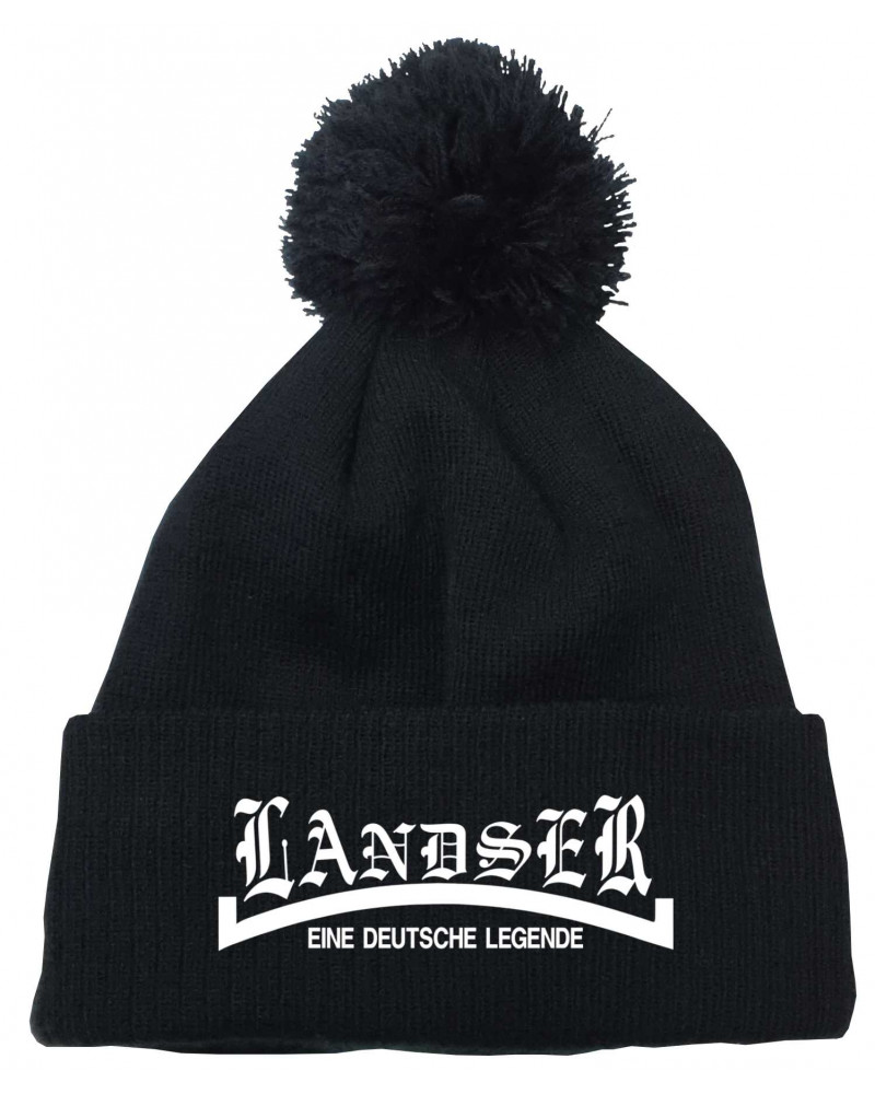 Bestickte Strickmütze "Frigg" (Landser, weiß)