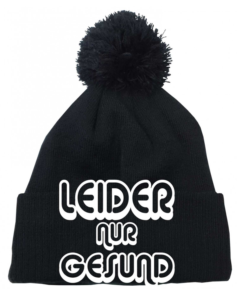 Bestickte Strickmütze "Frigg" (Leider nur Gesund)