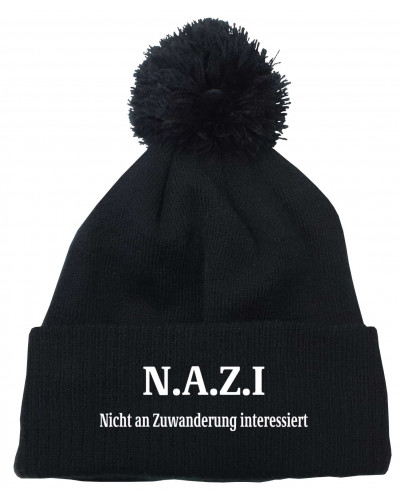 Bestickte Strickmütze "Frigg" (Nazi nicht an Zuwanderung interessiert)