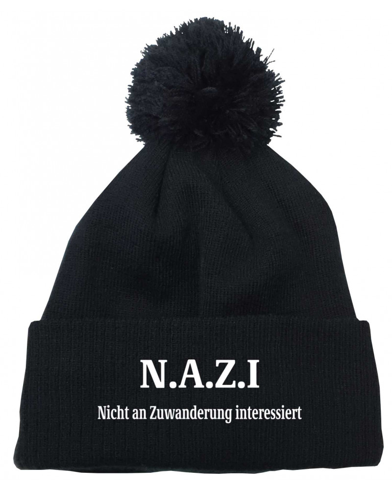 Bestickte Strickmütze "Frigg" (Nazi nicht an Zuwanderung interessiert)