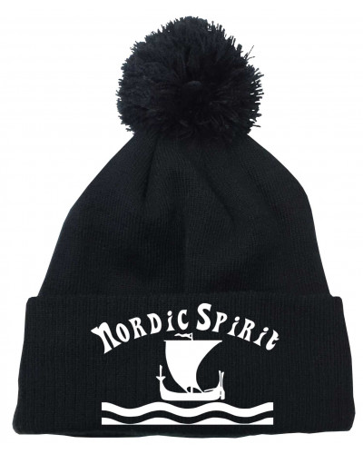 Bestickte Strickmütze "Frigg" (Nordic Spirit)