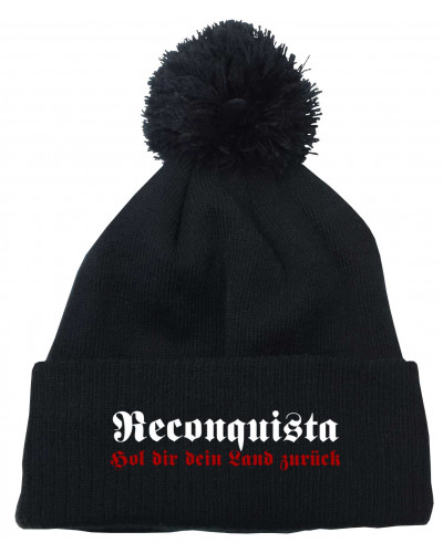 Bestickte Strickmütze "Frigg" (Reconquista)