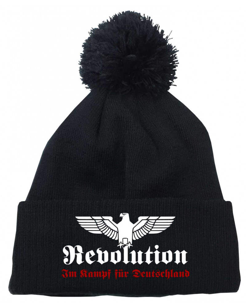 Bestickte Strickmütze "Frigg" (Revolution Deutschland)