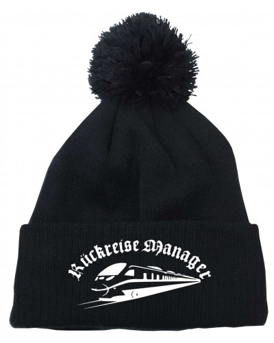 Bestickte Strickmütze "Frigg" (Rückreisemanager)