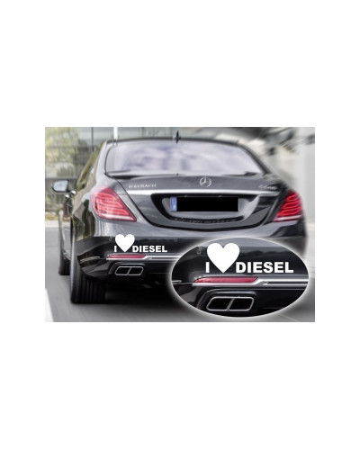 Autoaufkleber (I LOVE DIESEL)