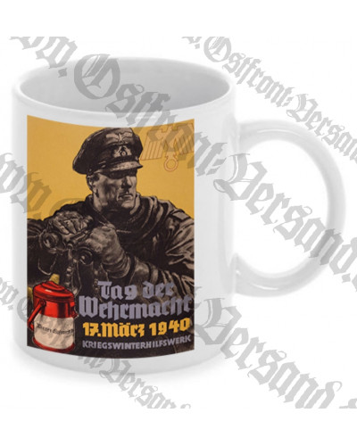 Kaffeetasse ( Tag der Wehrmacht, Kriegswinterhilfswerk V1 )