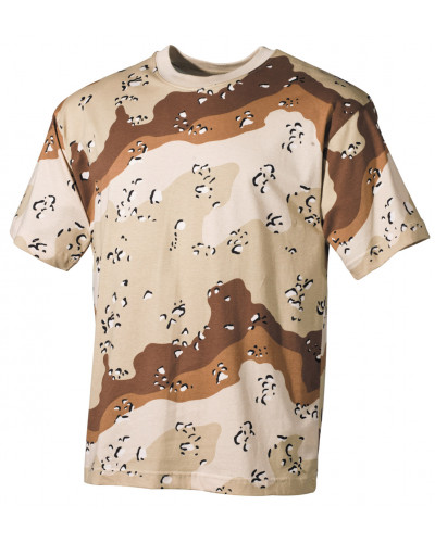 US T-Shirt, halbarm, 6 Farben desert, 170 g/m²