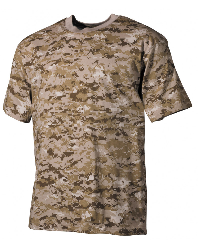 US T-Shirt, halbarm, digital desert, 170 g/m²