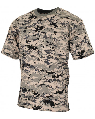 US T-Shirt, halbarm, digital urban, 170 g/m²