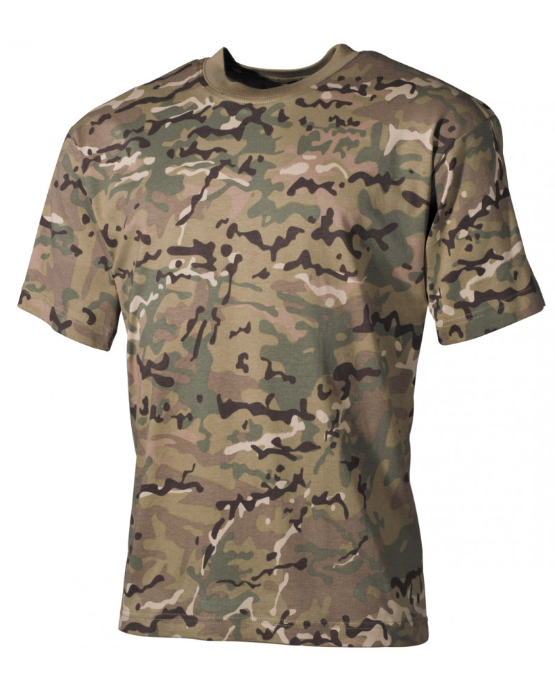 US T-Shirt, halbarm,operation-camo, 170 g/m²