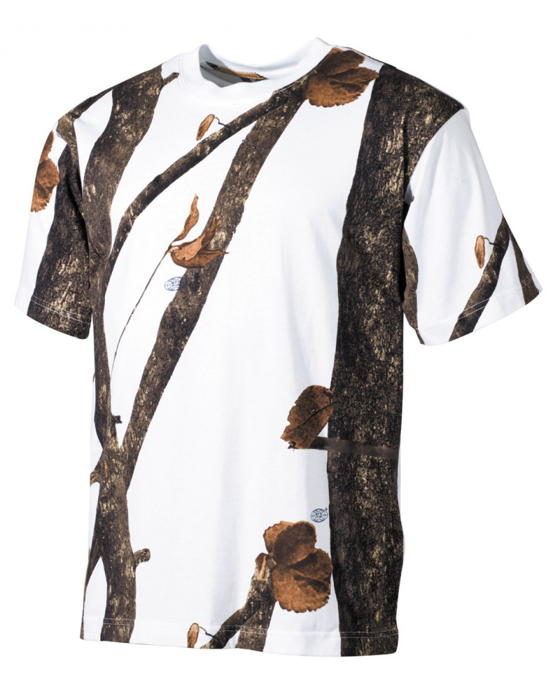 US T-Shirt, halbarm,hunter-snow, 170 g/m²