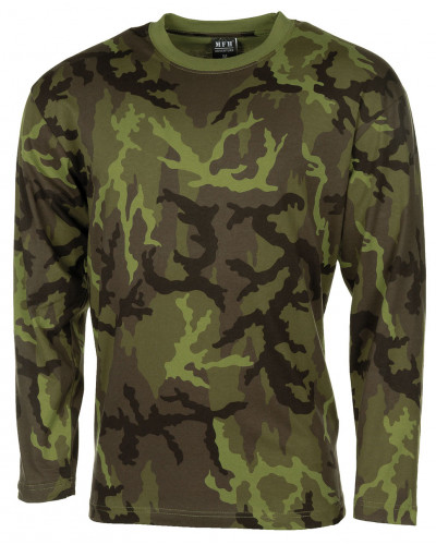 US Tarn-Shirt, langarm,M 95 CZ tarn, 170 g/m²
