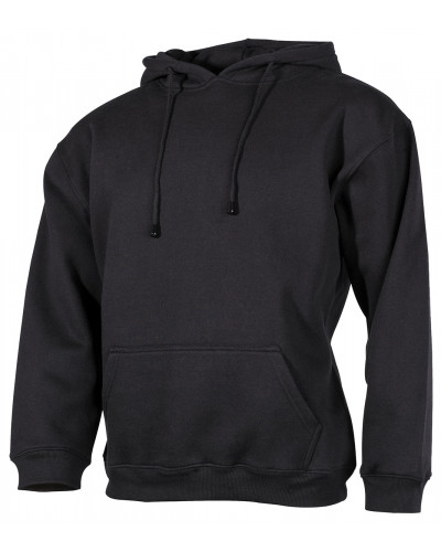Kapuzen Sweatshirt,340 g/m², schwarz