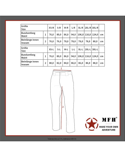 CZ Feldhose, M 95 CZ tarn