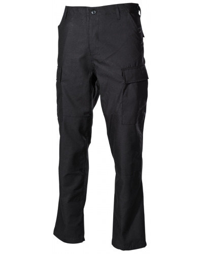 US Kampfhose, BDU, schwarz,Knie- und Gesäßverstärkung