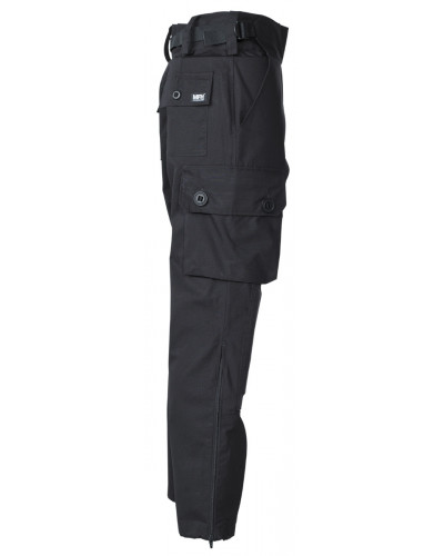 Kommandohose, "Smock",Rip Stop, schwarz