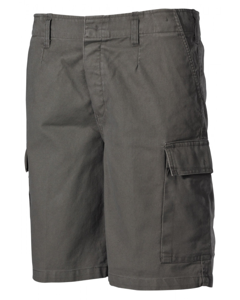 BW Moleskin Bermuda, oliv-stonewashed