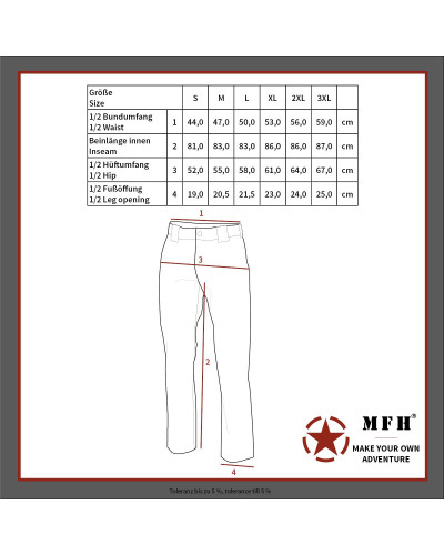 Tactical Hose, "Storm",schwarz, Rip Stop