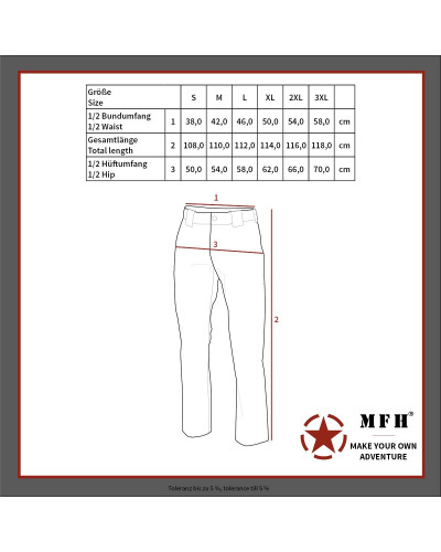 Soft Shell Hose, "Allround",oliv