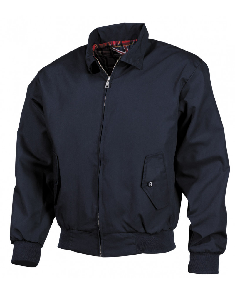 Jacke, "English Style",blau