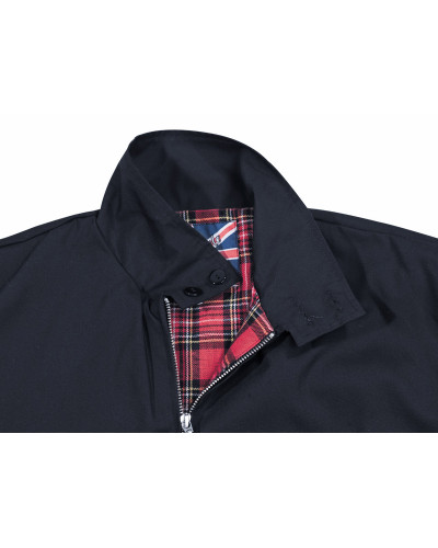 Jacke, "English Style",blau