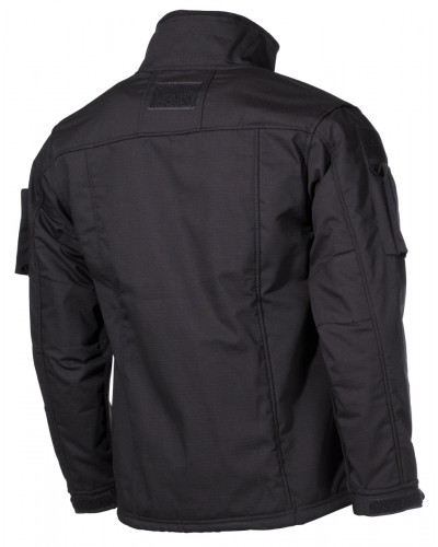 Fleece-Jacke, "Combat",schwarz