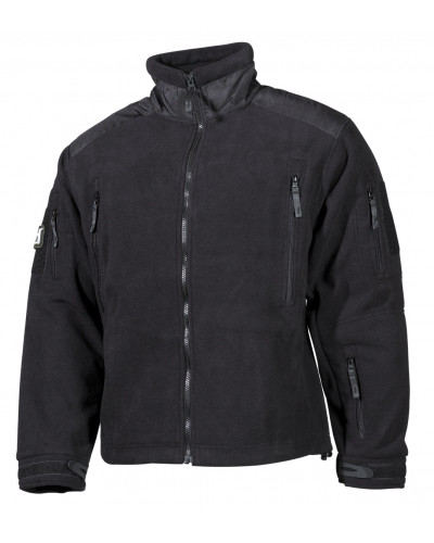 Fleece-Jacke, "Heavy-Strike",schwarz