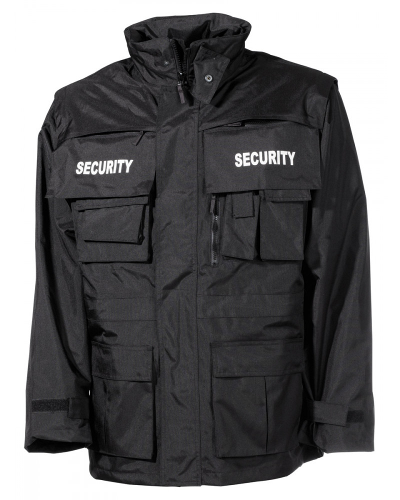 Jacke, "Security", schwarz,wasserdicht, antistatisch