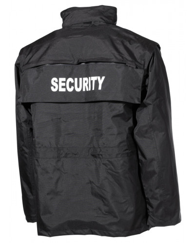 Jacke, "Security", schwarz,wasserdicht, antistatisch