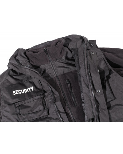 Jacke, "Security", schwarz,wasserdicht, antistatisch