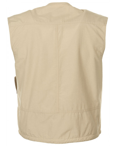 Outdoor Weste, khaki,Microfaser