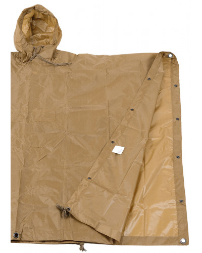 Poncho, Rip Stop,coyote tan, ca. 144 x 223 cm