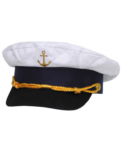 Marineschirmmütze,Anker gold bestickt