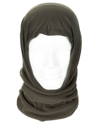 Rundschal, Fleece, oliv