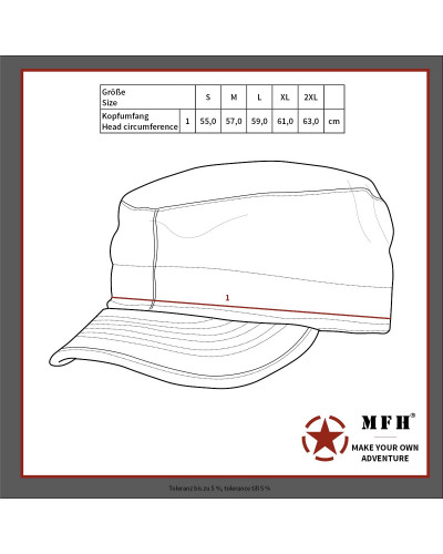 US BDU Feldmütze, Rip Stop,CCE tarn