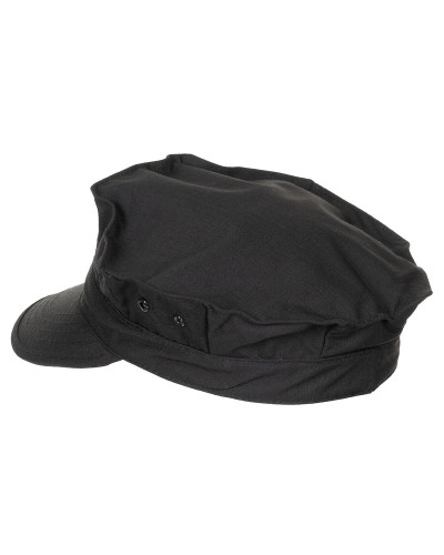 US Cap, "USMC", Rip Stop,schwarz, Marine-Corps-Druck