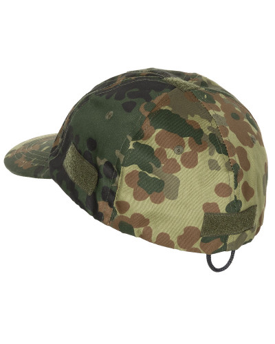 Einsatz-Cap, mit Klett,flecktarn