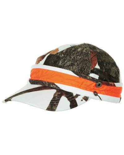 Cap, hunter-snow,orange Leuchtstreifen