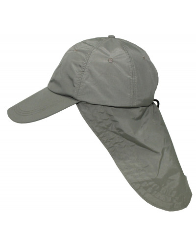 Cap, "Sahara", oliv,langer Nackenschutz