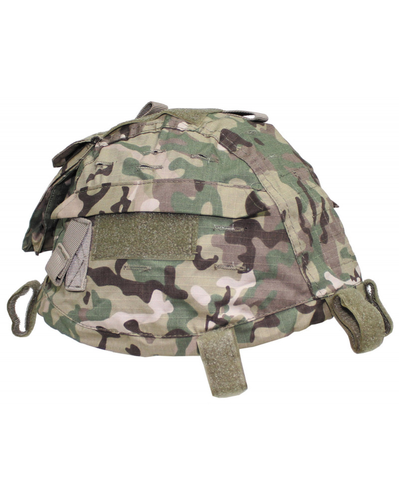 Helmbezug mit Taschen,größenverst., operation-camo