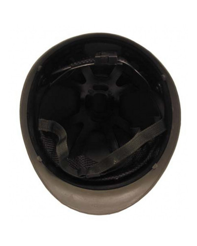 US Helm, Kunststoff,mit Stoffbezug, woodland
