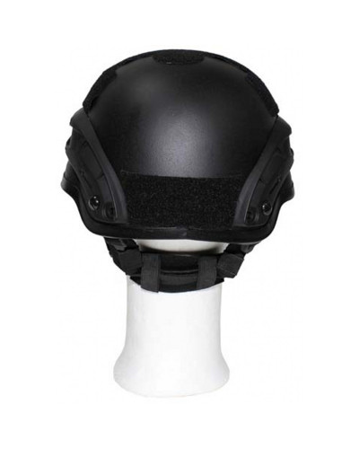 US Helm, "MICH 2002", Rails,schwarz, ABS-Kunststoff