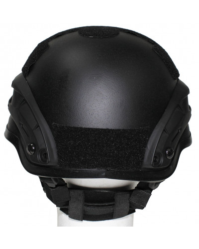 US Helm, "MICH 2002", Rails,schwarz, ABS-Kunststoff