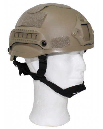 US Helm, "MICH 2002", Rails,coyote tan, ABS-Kunststoff