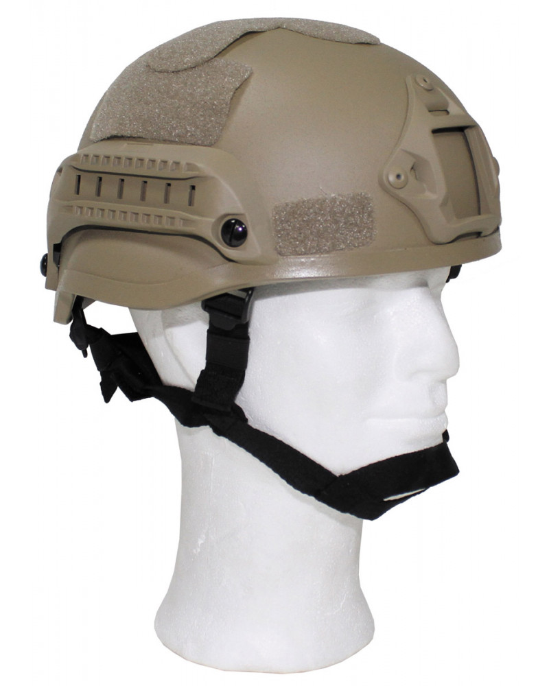 US Helm, "MICH 2002", Rails,coyote tan, ABS-Kunststoff